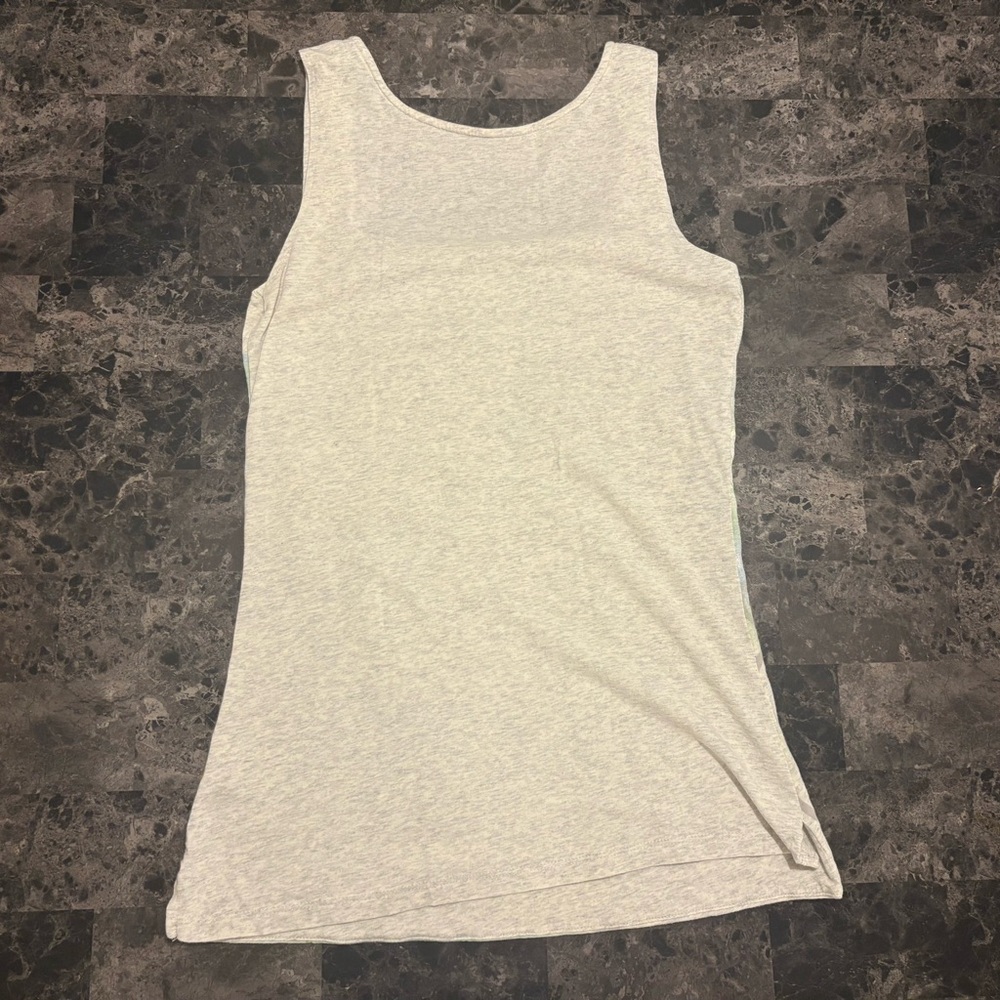 Vintage Old Navy 100% Silk Top M Beaded Y2K Neutral Softcore Blouse - Picture 4 of 6